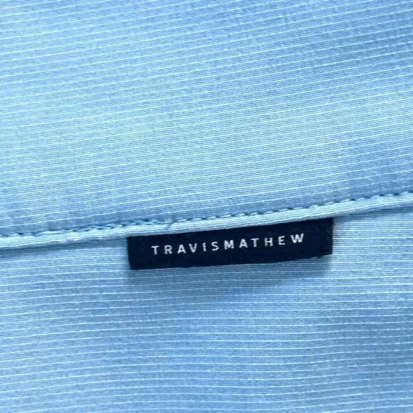 Travis Mathew Golf Chino Stretch Shorts Blue - Sz. 40 Men's Excellent Condition - Picture 3 of 10